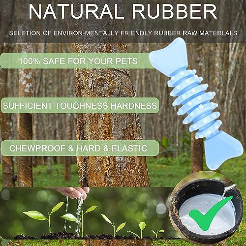 CGBD Puppy Toys, 6 Pack Dog Chew Toys for Puppy, Cute Blue Small Dog Toys, Teething Toys for Puppies, Soft Durable Interac...
