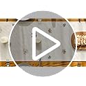 Artoid Mode Brown Poppy Floral Leaves Spring Table Runner, Seasonal Summer Kitchen Dining Table Decoration for Home Party ...