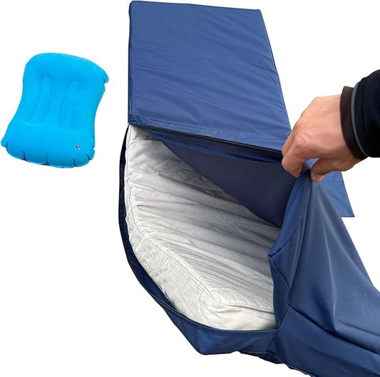 Replacement Covers for Outdoor Chaise Lounge Cushions, 80 x 26 x 3 Inch Patio Lounge Chair Cushion Covers–Waterproof, Fad...