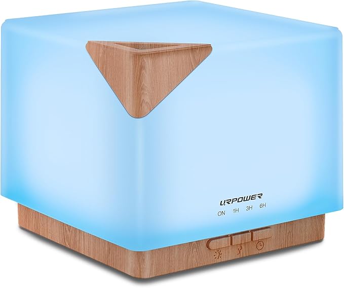 URPOWER Aromatherapy Essential Oil Diffuser Humidifier, 700ml Large Capacity Modern Ultrasonic Aroma Diffusers Running 20+...