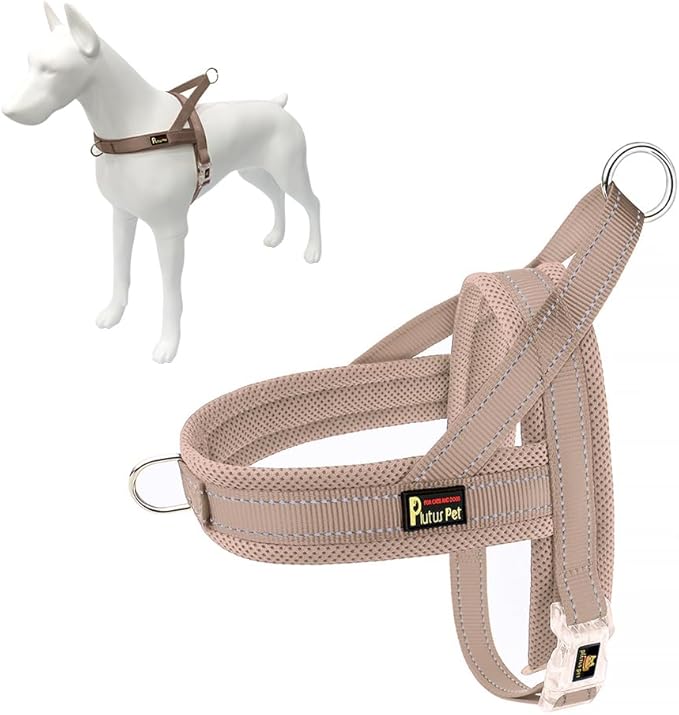 Plutus Pet No Pull Dog Harness with Breathable Mesh Padded, Adjustable Reflective Escape Proof Dog Harness, Quick Fit Dog ...
