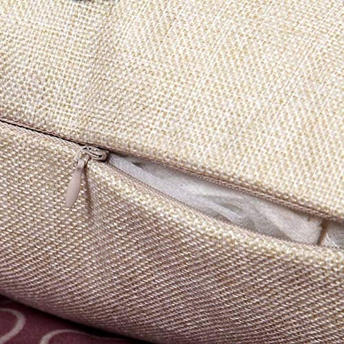 Swono Monet Painting Cotton Linen Throw Pillow Case Home Decorative Cushion Cover for Sofa Couch Bedding 18x18 Inches