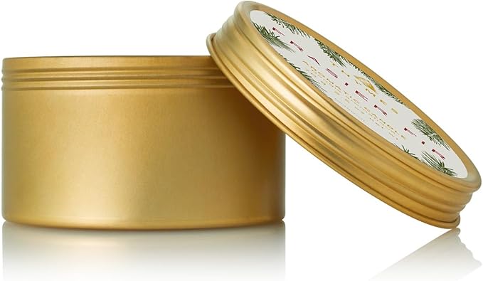 Thymes Travel Tin Holiday Candles - Scented Candles for Home Decor - Winter Scents - Luxury Home Fragrance Gifts for Women...