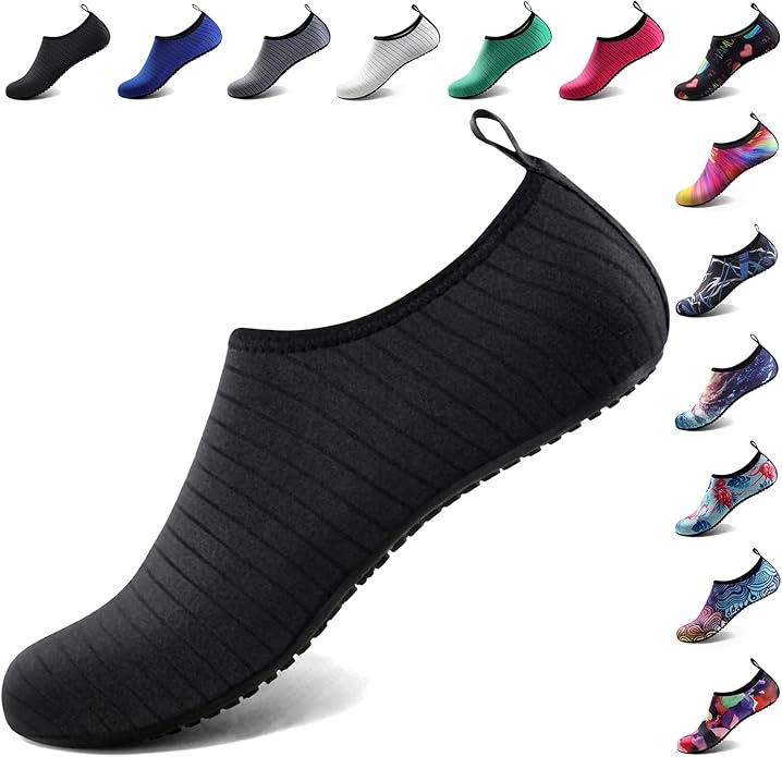 Water Shoes for Women Men Quick-Dry Aqua Socks Swim Beach Barefoot Yoga Exercise Wear Sport Accessories Pool Camping Must ...