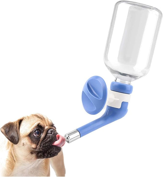 Andiker Dog Water Bottle for Crate, No-drip 350ml Dog Water Dispenser Adjustable and Detachable Installed on the Kennel Ca...