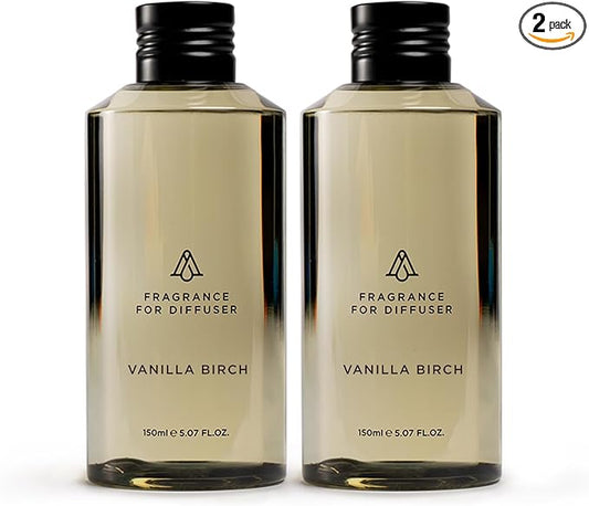 AromaPlan Hotel Scents Vanilla Birch 5 Fl Oz (2 Pack), Luxury Aroma & Hotel Fragrance Diffuser Oil- Hotel Diffuser Oil for...