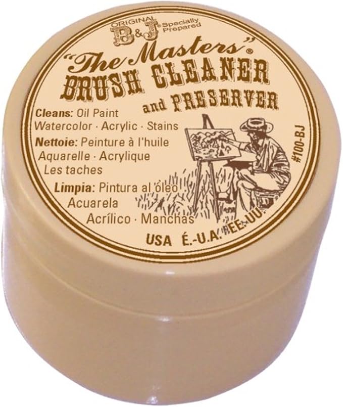 The Masters Paint Brush Cleaner and Preserver for Artists, 1 Ounce
