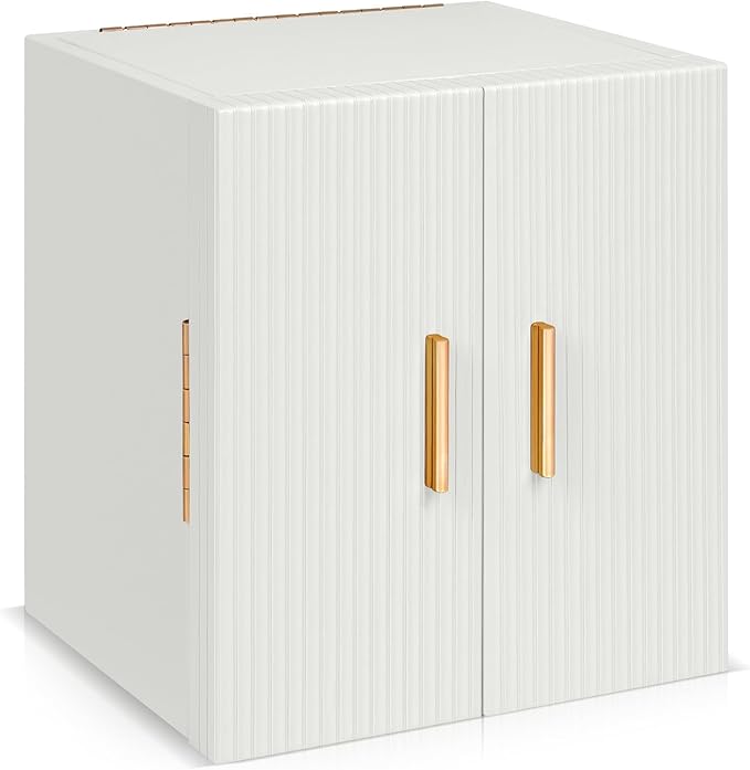 Dajasan Large Jewelry Box for Women, Jewelry Holder Organizer Box with 3 Drawers, 4-Tier Jewelry Storage Organizer with Mi...