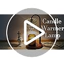 Dreamholder Electric Candle Warmer Lamp with Timer & Dimmer, Adjustable Height Wax Melt Warmer for Jar Candles, Wood Base ...