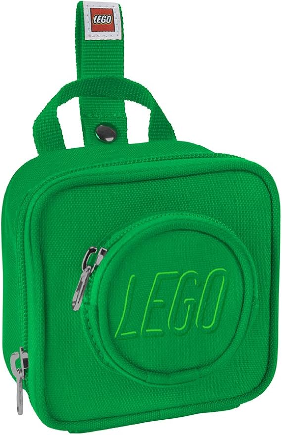 LEGO Kids Brick Mini Backpack Accessory Pouch with Novelty Backstraps, Snaps to Belt or Full-Size Backpack, Holds Small It...