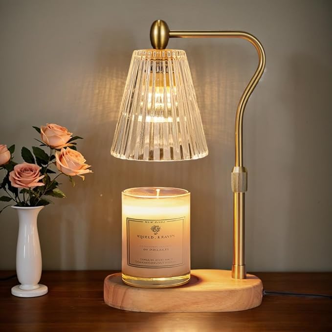 Engpure Candle Warmer Lamp with Timer and Dimmer Adjustable Height for Home Room Decor, Brithday Gifts for Women, Candle W...