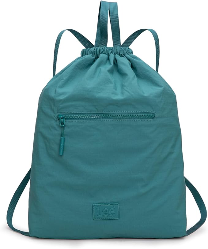 Montana West x Lee Drawstring Backpack Bag Lightweight Small Gym Swim Beach Bag Water Resistant Sports Sackpack for Men Wo...