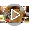 MIULEE Pack of 2 Decorative Outdoor Waterproof Pillow Covers Square Garden Cushion Sham Throw Pillowcase Shell for Spring ...