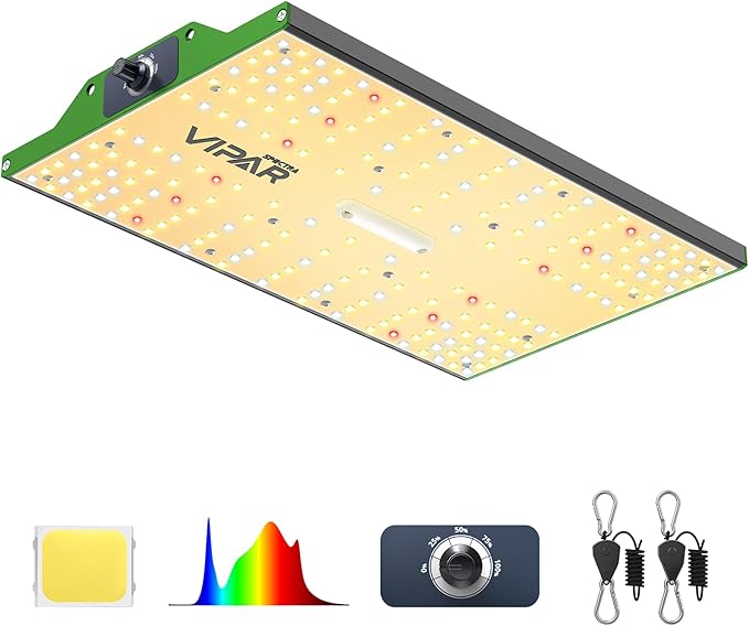 VIPARSPECTRA P700 Grow Light, 70 Watt Dimmable Full Spectrum Plant Light, LED Grow Lights for Indoor Plants Seed Starting ...