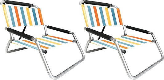 Neso Beach Chairs - Lightweight, Portable and Foldable Recliner Beach Chairs for Park, Camping and Outdoor Adventures - wi...