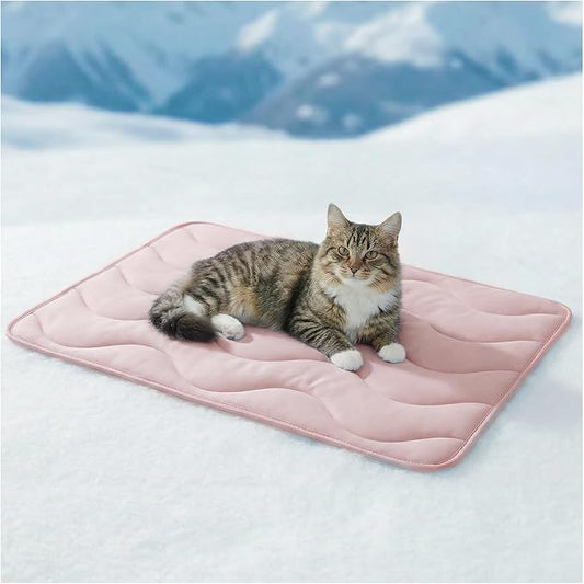 furrybaby Dog Cooling Mat for Medium Dogs, 35"x24" Self Cooling Pet Cooling Mat for Dogs & Cats, QMAX>0.5, Thickened Cool ...