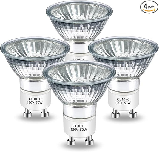 BOGAO Halogen Bulb 50 Watt GU10 120V NP5 Replacement Bulb for Candle Warmer, Scent Wax Burner, Fragrance Melt, Warming JDR...
