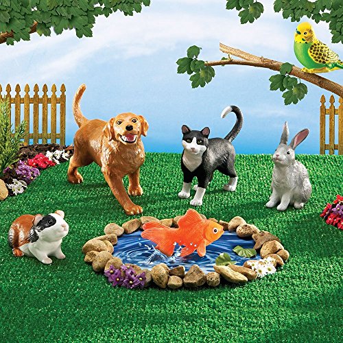 Learning Resources Jumbo Domestic Pets - 6 Pieces, Ages 2+ Preschool Pet Toys, Classroom Desk Pets, Preschool Learning Toys