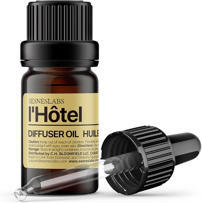 l'Hotel Diffuser Oil, White Floral Citrus Scent, Lifestyle Blend Neroli, Green Tea, Laurel Leaf, Musk Essential Oils Blend...