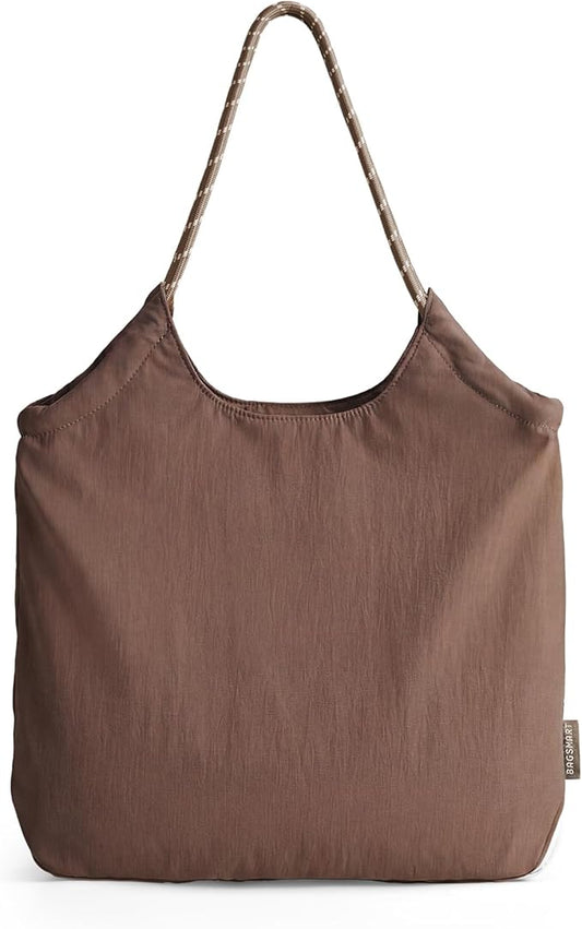 BAGSMART Beach Bags for Women, Beach Tote Bag Beach Bag with Zipper Travel Tote Bag for Women Sandproof Swim Pool Bag | Pa...