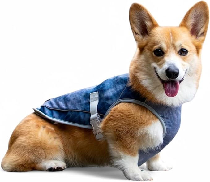 Spark Paws Dog Cooling Vest - SPF 50 UV Sun Protection - Summer Heat Relief Gear for Dogs, Lightweight, Evaporative Coolin...