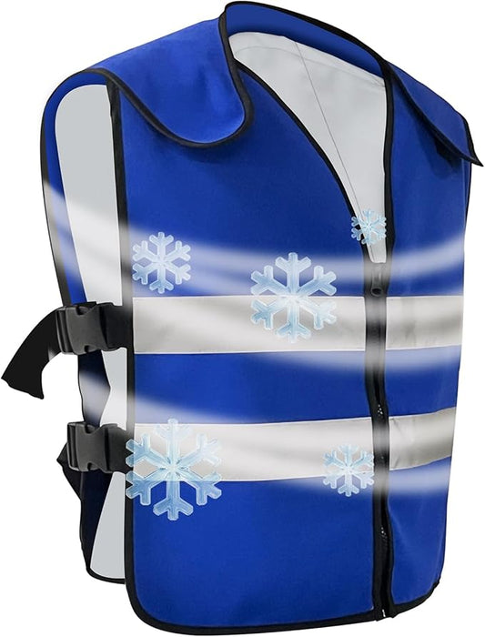 IAIGOGO Cooling Vest for Men Women Teens,Adjustable Ice Vest with 20 Pcs Ice Packs for Hot Weather Use,Ideal for Outdoor W...