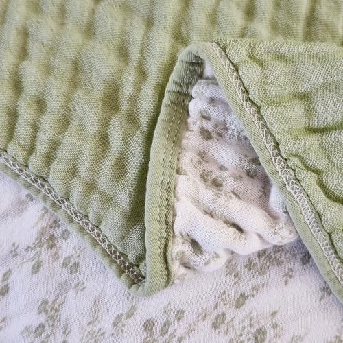 Muslin Swaddle Blankets for Girls Boys 100% Cotton Crib Blanket Lightweight Soft Breathable and Skin Friendly Receiving Bl...