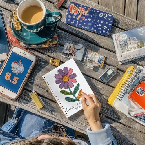 GTYNU Floral Christian Notebook, Fearfully and Wonderfully Made Psalms 139:14 Bible Journal for Women, Prayer Journal for ...