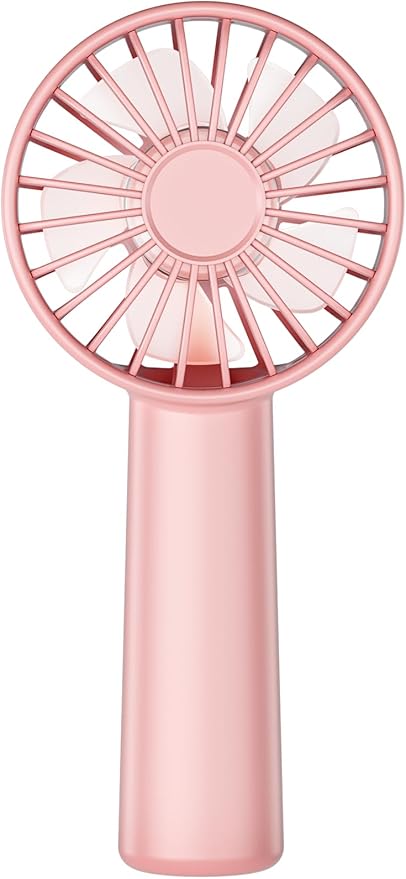 Handheld Fan, Portable Mini Fan 3 Speeds, 1800mAh Personal Small Hand Fans Battery Operated for Makeup Eyelash, USB Rechar...