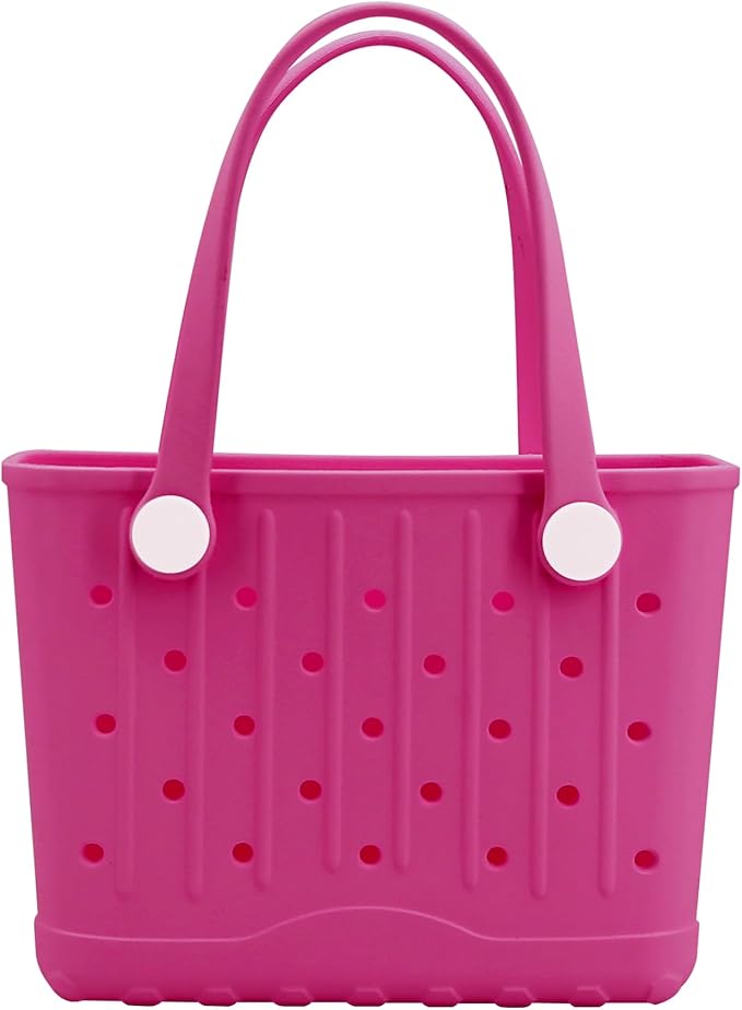 Mangoxel Small Rubber Beach Bags Creative EVA Beach Totes Waterproof Travel Bag for Beach, Picnic, Sports, Yoga