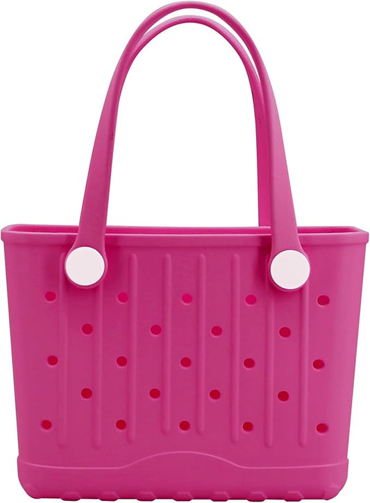 Mangoxel Small Rubber Beach Bags Creative EVA Beach Totes Waterproof Travel Bag for Beach, Picnic, Sports, Yoga