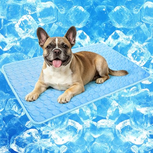 Mannice Dog Cooling Mat, Pet Cooling Mat for Dogs Cooling Blanket for Dogs Dog Cooling Pad for Kennels, Crates, Cars, Indo...