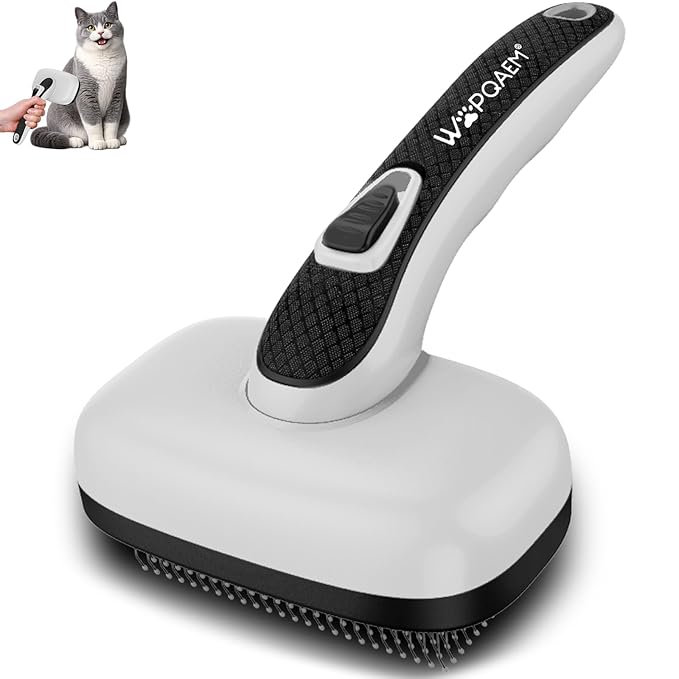 WOPQAEM Cat Brushes for Indoor Cats,Skin Friendly Cat Brush for Shedding & Grooming Brush for Long or Short Haired Cats, E...