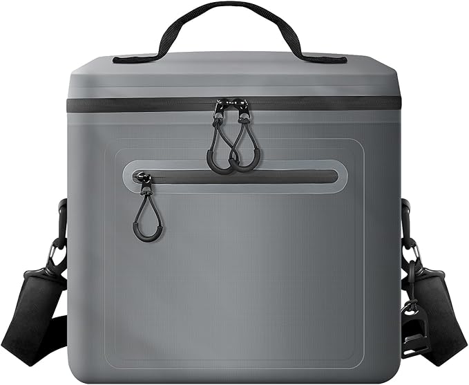 RANDUN Insulated Cooler Bag, 7/16/30 Can Collapsible with Bottle Opener for Lunch Coolers for Picnic, Beach, Work, Trip - ...