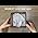 MIUWLXT 4-inch LED Cube Night Light, Rechargeable Color Changing Bedside Lamp with Remote, RGB + 6000K White Light, Portab...