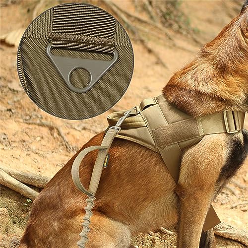 EXCELLENT ELITE SPANKER Tactical Dog Vest Training Military Patrol Service Dog Harness Easy Control Adjustable No-Pull Nyl...