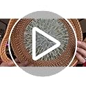 Mothers Day Gifts Set – 3 Handwoven Rattan Trays with Natural Shell Inlay, Boho Decorative Wicker Serving & Coffee Table T...