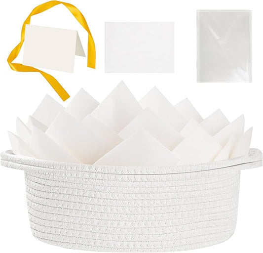 woric Woven Basket Gift Basket Storage Baskets with Handles for Wedding Gifts Empty Mothers Day Graduation Gifts Stuffers ...