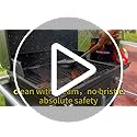 XUDAKAIXIN Grill Brush Bristle Free,Unique Steel Fibers Pad [Safe & Efficient] Perfect for Any Grill/Flat Tops Griddles,Sa...