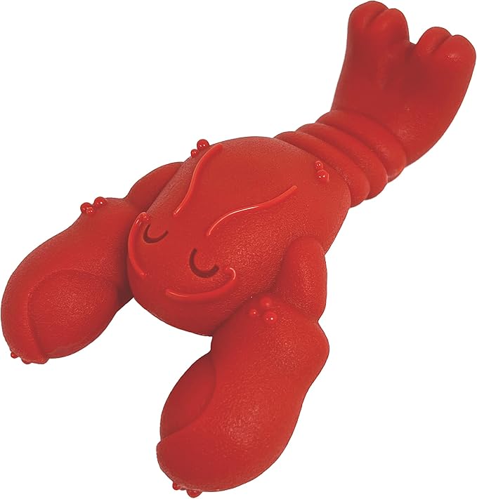 Nylabone Lobster Power Chew Toy for Dogs, Dog Toys for Aggressive Chewers, Filet Mignon Flavor, Small Dogs - Up to 25 Ibs,...