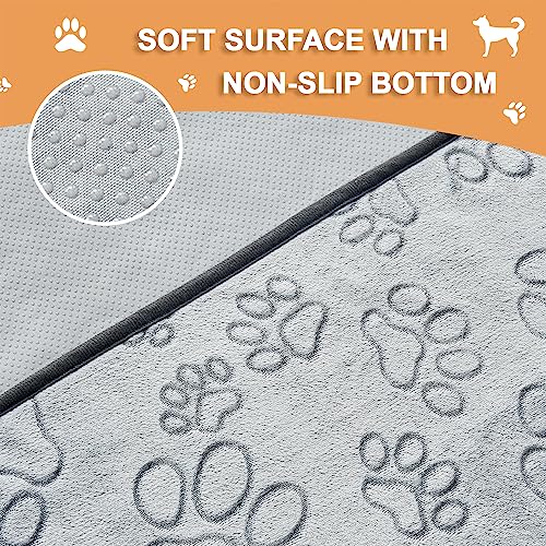 Qeils Reusable Puppy Pads, 2 Pack Washable Pee Pads for Dogs, Waterproof Non Slip Wee Wee pad, Absorbent and Leakproof Tra...
