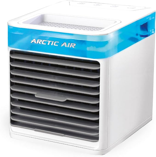 Arctic Air Pure Chill 2.0 Evaporative Air Cooler by Ontel - Powerful, Quiet, Lightweight and Portable Space Cooler with Hy...