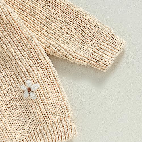 Afunbaby Baby Girl Boy Knit Sweater Blouse Pullover Sweatshirt Warm Crewneck Long Sleeve Tops for Infant Toddler