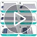 RUIBOLU Large Picnic Blanket Beach Blankets, 80''x80'' Picnic Mat Waterproof Beach mat Outdoor Park Blanket