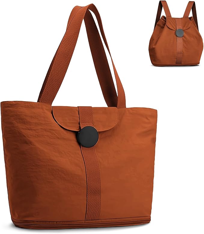 DLLTFPFE Tote Backpack for Women Convertible Backpack Expandable Tote Bag Shoulder Bags with Wet Pocket for Travel Gym Work