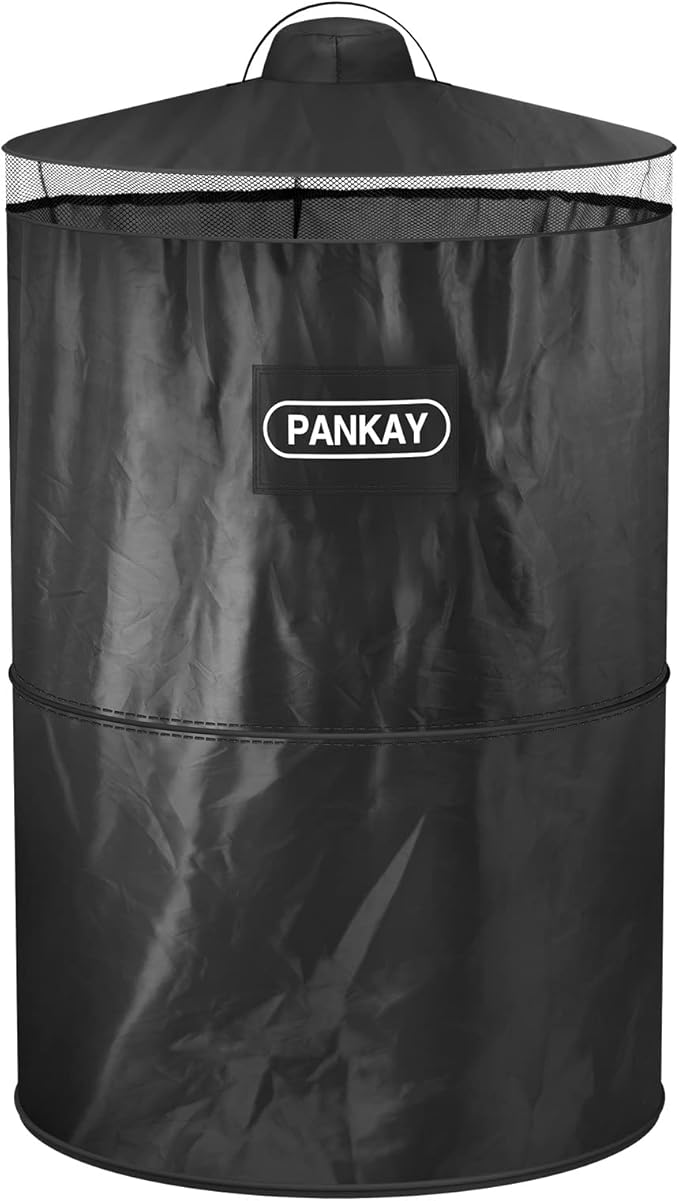 PANKAY Pop Up Privacy Tent, Portable Outdoor Camping Bathroom Toilet Tent, Collapsible Shelter for Camping & Emergency – L...
