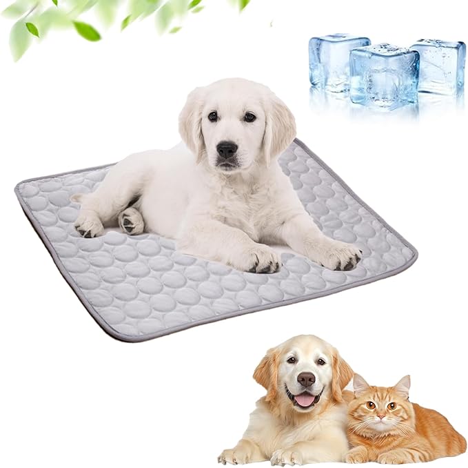Gocikiko Pet Cooling Mat for Dogs & Cats, Washable Portable Cooling Pad - Indoor Outdoor Sleeping Mat, Keep Cool for Pets...