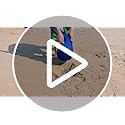 2PM SPORTS Beach Tent Sun Shelter 10x10 FT - UPF 50+ UV Protection, 8 Sandbags, Easy Setup, Portable Beach Shade Canopy fo...