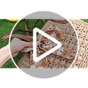 Dansydaisy Insulated Beach Woven Cooler Bag for Women, Leak Proof Summer Straw Bag with Zipper, Picnic & Pool, Stylish Str...