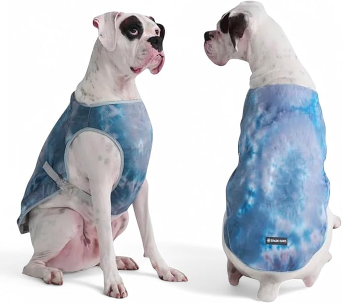 Spark Paws Dog Cooling Vest - SPF 50 UV Sun Protection - Summer Heat Relief Gear for Dogs, Lightweight, Evaporative Coolin...